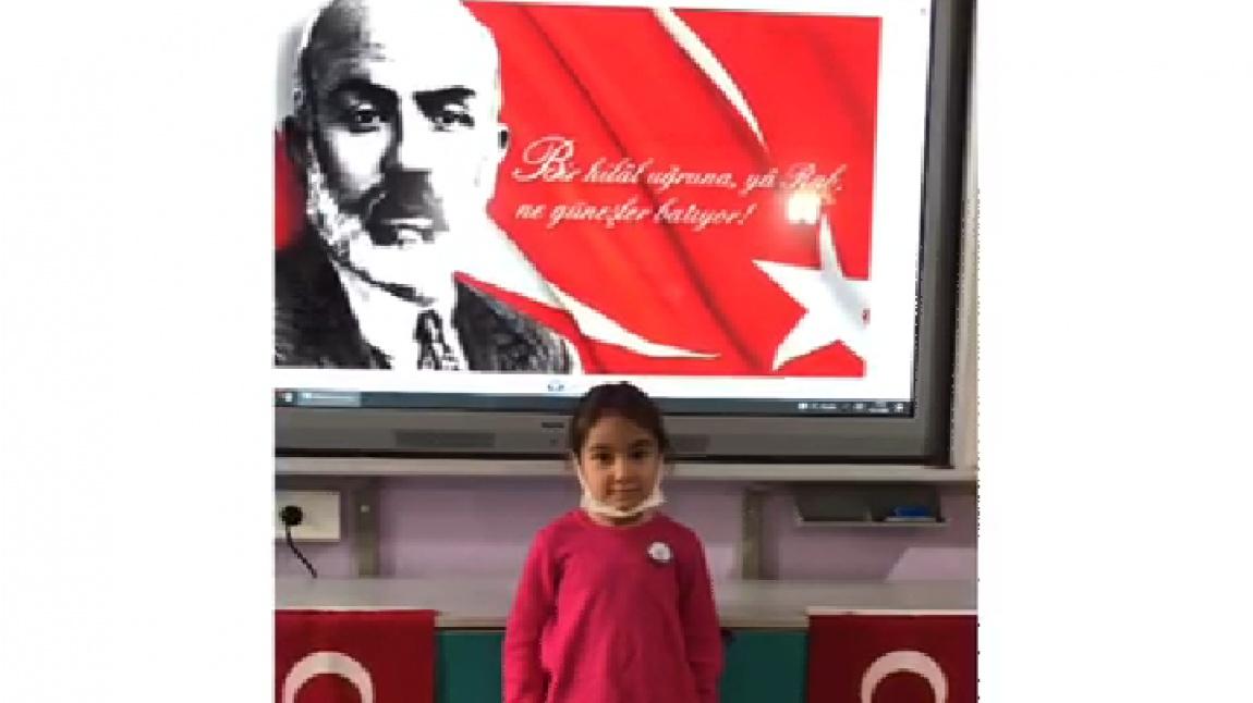 Milli şairimiz Mehmet Akif ERSOY'u Anma Haftası'nda Saygı ve Rahmetle AnıyoruzAnasınıfı Şubesi.